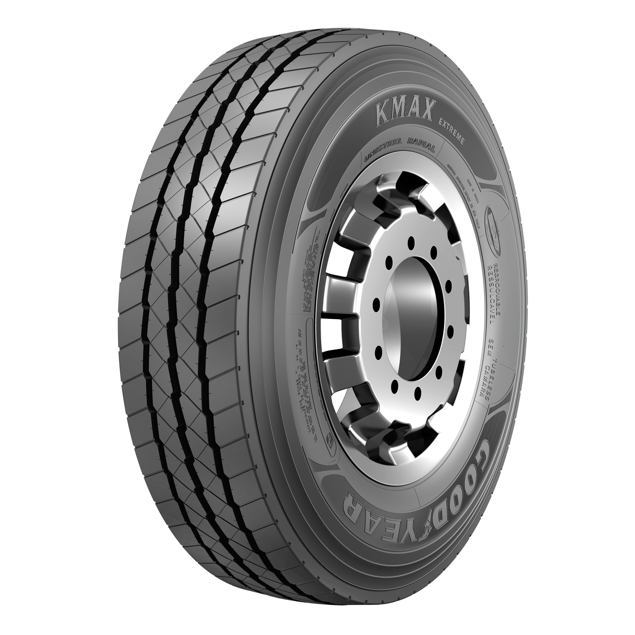 Kmax_Extreme_RL Llanta 295/80R22.5 GOODYEAR KMAX EXTREME 152/148 K 110 - Imagen 1