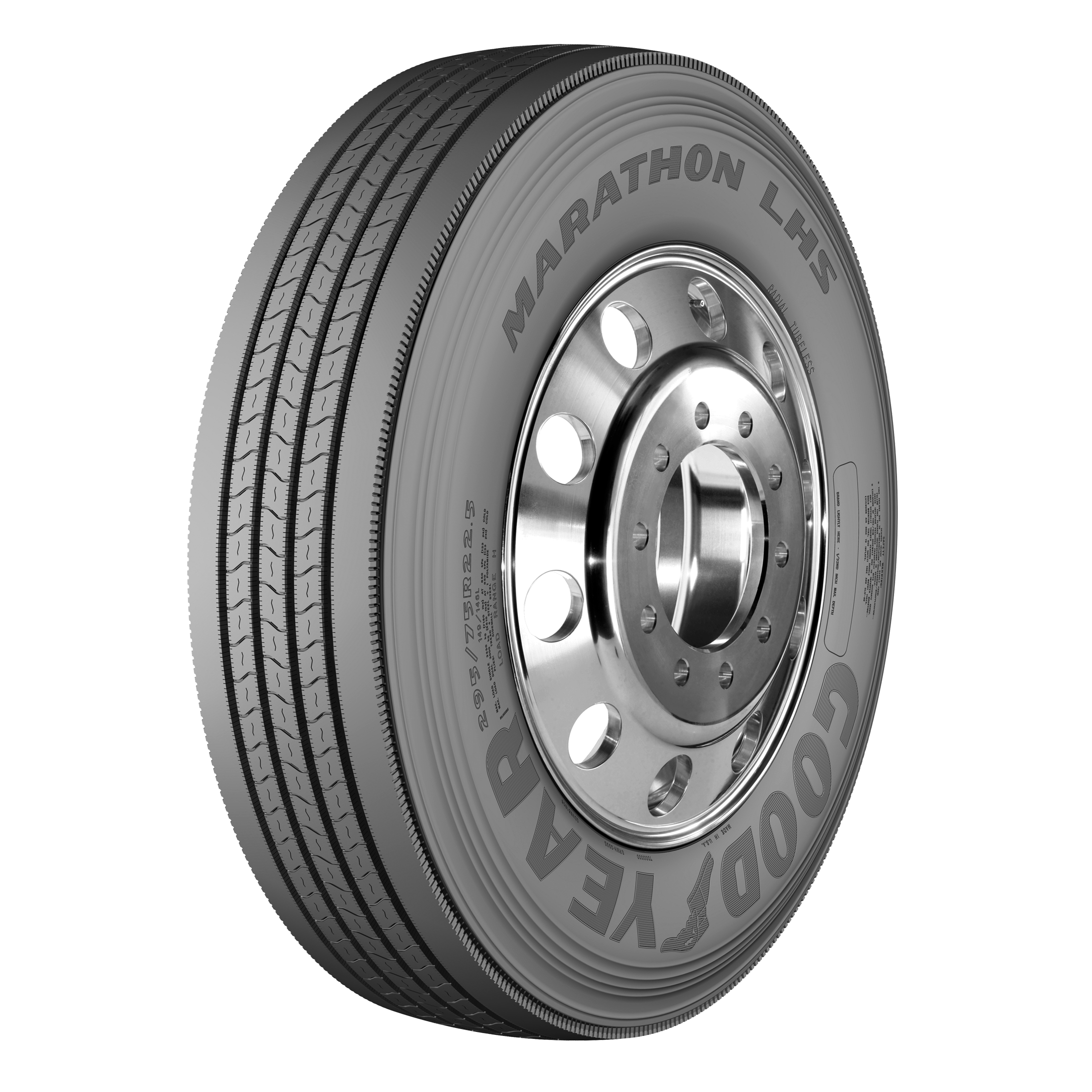 Marathon_LHS_RL Llanta 11R22.5 GOODYEAR MARATHON LHS 0 L 120 - Imagen 1
